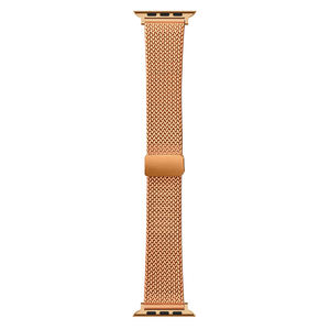 RYB New Look doux pour la peau boucle magnétique maille milanaise <span class=keywords><strong>Bracelet</strong></span> en métal en acier inoxydable pour <span class=keywords><strong>Apple</strong></span> <span class=keywords><strong>Watch</strong></span> Series 10 9 <span class=keywords><strong>8</strong></span> - Product Image 5