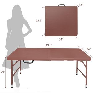 Ensemble table et chaises pliantes élégantes pour l'extérieur, idéal pour la salle à manger, le salon, le parc, l'hôtel, l'entrepôt, la cour ou l'hôpital - Product Image 4
