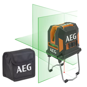 Livella Laser Verde AEG 'CLG330-K' con Plumb - 3 Linee - Portata fino a 30 Metri - Product Image 1