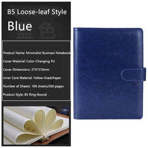 Tùy chỉnh B5 Vòng ràng buộc máy tính xách tay trong kho đa chức năng cuộc họp kinh doanh máy tính xách tay dây ràng buộc Kinh doanh Quà Tặng - Product Image 2