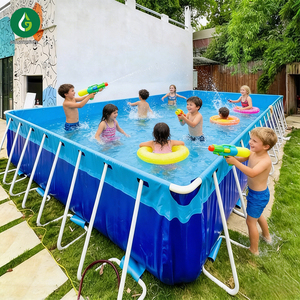 <span class=keywords><strong>Piscina</strong></span> Comercial Grande, Portátil, <span class=keywords><strong>Rectangular</strong></span>, <span class=keywords><strong>de</strong></span> PVC, con Marco <span class=keywords><strong>de</strong></span> Acero, para Parques Acuáticos, con Sistema <span class=keywords><strong>de</strong></span> Filtración - Product Image 5