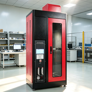 เครื่องทดสอบการเผาไหม้สายไฟแบบหน้าจอสัมผัสแนวตั้งชนิดสายเดี่ยว IEC 60332 ISO 5656 เครื่องทดสอบสายไฟ เครื่องทดสอบการเผาไหม้สายเคเบิล - Product Image 1