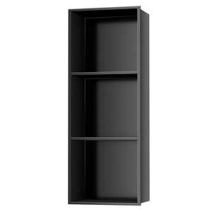 Oushumei Waterproof Layered Shelf 304 Stainless Steel Recessed Bathroom Storage Cabinet <b>Corner</b> Mounted Custom Size - Product Image 2