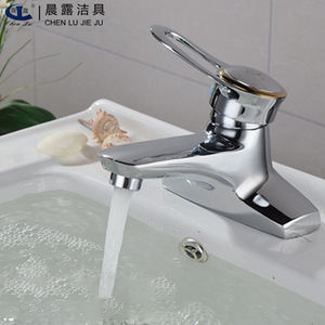 Grifo de lavabo de aleación de zinc con doble manija, válvula de cerámica, montaje en cubierta, grifos de 2 orificios - Product Image 3