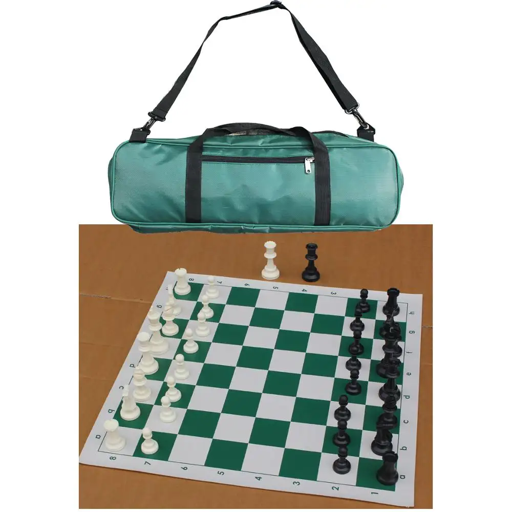 luxury Heavy Tournament Chess Set Combo wtih carrying bag