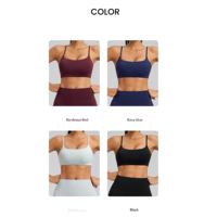 Soutien-gorge de sport à maintien élevé, séchage rapide, pour femme, idéal pour la gym et les activités de plein air, vente en gros