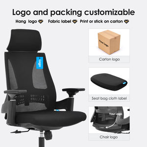 Chaise de Bureau en Maille à Dossier Haut de Haute Qualité, Fauteuil Ergonomique Pivotant pour Bureau, Maison, Salle de Réunion, Sillas De Oficina - Product Image 5