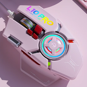 Mouse Gamer L10Pro com Design de Contrapeso Destacável, Ergonômico, 12800DPI, Teclas Programáveis, Função de Tecla Personalizada, 10 Botões, Retroiluminado RGB - Product Image 4