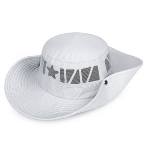 Fisherman Hat Men's Foldable Sun Hat Outdoor Hiking Camping Fishing Breathable Mesh Adjustable Spring Summer - Product Image 1