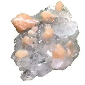 Natural Quartz Crystal Flourite Specimen Rough Mine Craft Collection