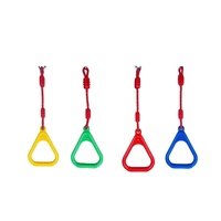 Siège de balançoire coloré, robuste et sûr en plastique pour parc de trampolines intérieur/extérieur