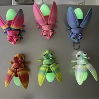 Figurine de queue de luciole imprimée en 3D SDK11, veilleuse, modèle animal simulé, jouet créatif pour enfants, jouets imprimés en 3D