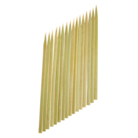Brochettes plates jetables en bambou de 18 cm pour barbecue