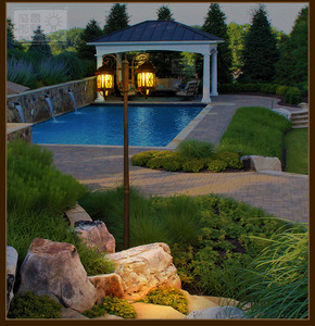 เสาไฟไฮเบย์ LED หลากสีทำจากโลหะทองแดงสำหรับสวนดีไซน์ไฟฟ้าพลังงานแสงอาทิตย์กันน้ำดีไซน์ทันสมัย - Product Image 6