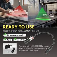 Nuevo Módulo Láser Rojo de 650nm con Carcasa de Aluminio Resistente al Calor, DC 5V