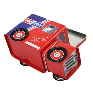 Nhà Máy Tùy Chỉnh Đồ Chơi Hộp Thiếc, Dễ Thương Xe Hình Dạng Hộp Thiếc, Rỗng Gói Kim Loại Tinplate - Product Image 4