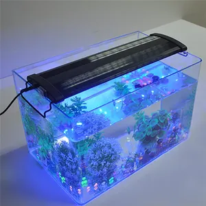 수족관 aquascape Suppliers-전체 스펙트럼 LED 스탠드 Aquascape 빛 2 위치 조절 컬러 자연 빛 물고기 탱크 빛