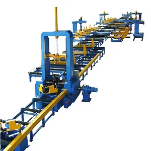 Cutting Assembly Welding Straightening Shot-Blasting Steel Structure H Beam Production Line