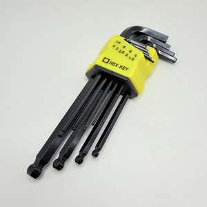 Schwarzes neunteiliges Industriequalität Sechskant-Gehärtetes Steckschlüssel- und Schraubendreher-Set für Fahrradreparatur-Zubehör - Product Image 2