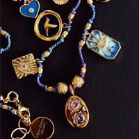 2025 haute qualité océan Style coeur yeux pendentif collier tressé collier de perles bijoux femmes