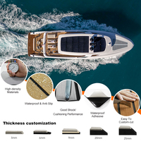 Revêtement de pont en mousse EVA imitation teck Melors Marine pour yacht et bateau