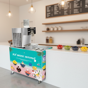 Nueva Máquina de Conos de Nieve de 1200W con 5 Cabezales, Alto Rendimiento, 750W, Cámara Única, Afeitadora de Hielo, Suave, Duradera, Robusta, Totalmente Automática - Product Image 1