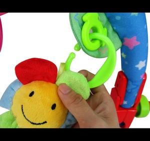 Mobile de lit bébé avec hochets et jouets suspendus apaisants pour la crèche, barre d'activités arquée, mobile de berceau avec jouets en peluche pour enfants - Product Image 2