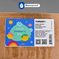 Hoja de etiquetas adhesivas A4 troqueladas impermeables de oro cepillado de inyección de tinta de muestra gratis para impresora de inyección de tinta