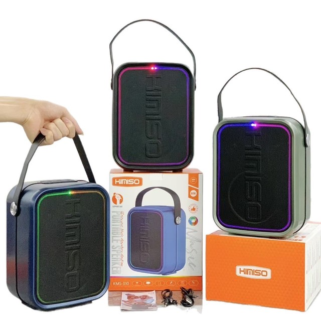 KMS-310 Wireless Speakers Blue Tooth  Extended Bass Treble HiFi Portable Speaker 80W Subwoofer Home Party Music Boombox