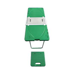 Nevera portátil plegable para exteriores, cofre de hielo aislado multifuncional con mesa y silla para pesca, Camping, estilo moderno - Product Image 4