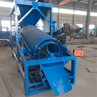 Mesin penyaringan pasir Trommel layar Drum GTS-1225 GTS-1530 30 50 100 Tph untuk kerikil emas penyerap Ore di Kamerun