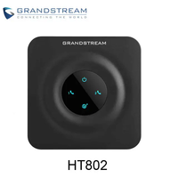 Passerelle vocale IP SIP Grandstream HT802v2 à 2 ports avec PoE et adaptateur téléphonique analogique facile à utiliser