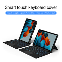 Casing Keyboard TtrackPad magnetik, untuk Samsung Galaxy Tab S6 Lite 11 S7 TouchPad Keyboard untuk Samsung Tab A8 A7 A 10.1 10.5