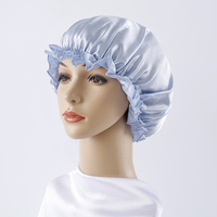 Service OEM personnalisé : Bonnet de nuit en soie de mûrier 19 Momme, extra large, taille ajustable, pour dormir