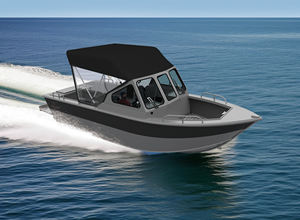 Yacht à <span class=keywords><strong>voile</strong></span> <span class=keywords><strong>en</strong></span> aluminium 5083/5052 avec coque <span class=keywords><strong>en</strong></span> fibre de verre CS-220, réservoir de carburant de 120 L, moteur hors-bord de 150 CV, bateau de croisière et de tourisme de loisirs - Product Image 4