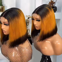 2*6 5*5 13*6 HD Hueso vietnamita Recto SDD Bob Peluca Glueless Straight Raw Vietnamita Bob con 4C Hairline Vietnamita Bob