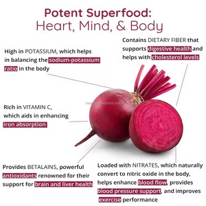 Cápsulas de Raíz de Remolacha, Soporte Antioxidante para la Salud del Corazón, Energía, Inmunidad y Circulación con Extracto de Cereza Ácida - Product Image 2