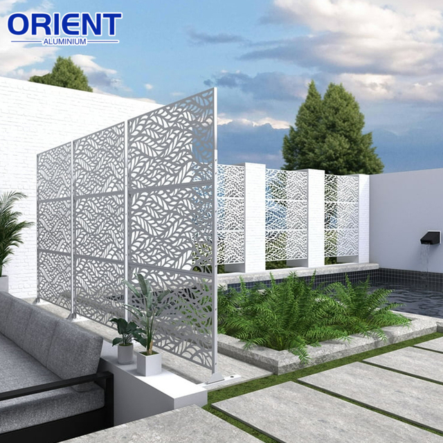 Customized Laser Cut Decorative Stainless Steel Aluminum Metal Screens Indoor Room Dividers Screens Partition