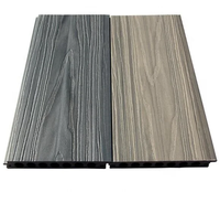 Tarima de Madera Compuesta WPC de Segunda Generación, Color Teca, Duradera, con Revestimiento de Fibra de Madera Sólida, Coextrusión, OEM ODM