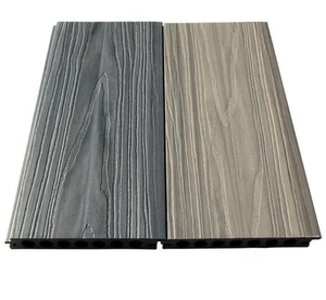 Planches de terrasse en composite WPC coextrudé, couleur teck, durable, avec revêtement en fibre de bois, deuxième génération, OEM ODM - Product Image 5