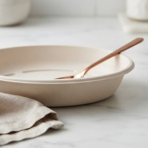 Bol ovale jetable en bagasse de 24 oz, biodégradable, en pulpe de canne à sucre, robuste, compostable, compatible micro-ondes, sans plastique, sans danger pour les aliments - Product Image 3