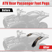 Accessoires ATV, repose-pieds réglables et pliables pour passager, compatibles avec Can-am Outlander, Polaris, Honda, Suzuki, Kawasaki, Yamaha