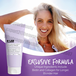 Purc — <span class=keywords><strong>masque</strong></span> anti-cheveux <span class=keywords><strong>violet</strong></span>, étiquette privée, <span class=keywords><strong>masque</strong></span> de traitement pour cheveux endommagés, Anti-cuivreux, pas de jaune, argenté, <span class=keywords><strong>shampoing</strong></span>, blond - Product Image 2