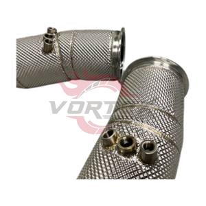 Vortex 304 Downpipe catalyzed à haut débit pour <span class=keywords><strong>Lamborghini</strong></span> Urus 4.0T V8 2019-2025 avec bouclier thermique sans voyant d'avertissement moteur - Product Image 4