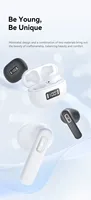 Earbuds TWS Nirkabel IB211 Tipe In-Ear dengan Kotak Pengisian Daya Tipe C, Mikrofon, Peredam Kebisingan AI, Warna Hitam, untuk Android dan iOS