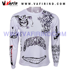 Venta al por mayor de camisetas de sublimación digital personalizadas barato cuello redondo Casual XL tela anti-pilling pantalones de punto patrón de impresión - Product Image 4