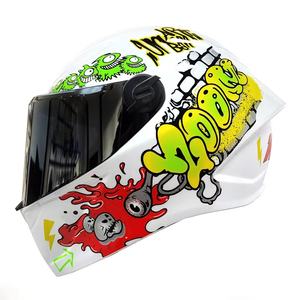 <span class=keywords><strong>Casque</strong></span> de moto VIRTUE, nouveau modèle blanc, mini, mignon, <span class=keywords><strong>pour</strong></span> animaux de compagnie, visage complet, ABS, avec doublure en mousse - <span class=keywords><strong>pour</strong></span> chats, chiens et petits animaux, design sûr et adorable - Product Image 2