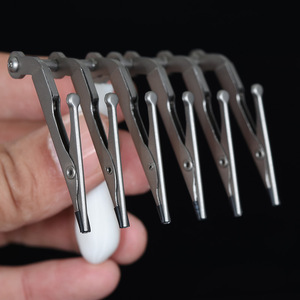 Herramientas de Técnico Dental, Pinzas de Porcelana de Seis Dientes para Carillas de Corona Única Estéticas, Accesorios para Equipos de Terapia Oral - Product Image 1