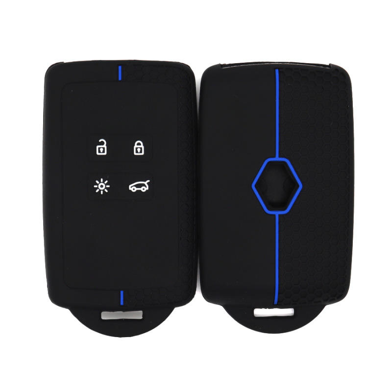 Black with blue lines