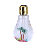 Humidificateur ultrasonique USB 400 ml, mini diffuseur d'arômes, brumisateur d'aromathérapie, humidificateur à ampoule colorée pour cadeau et maison